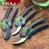 AIRAJ Pruning Shears Household Large Opening Garden Scissors Can Trim 28mm Fruit Tree Flowers Plastic Tube Trimming Tool
