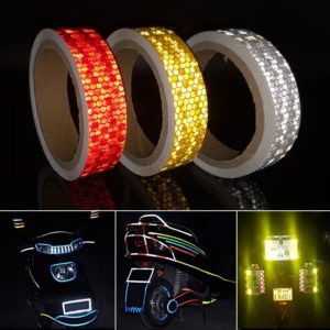 3M Bike Stickers Decals Reflective Stickers Strip Bicycle Reflective Tape Sticker Bicycle Wheel Bike Bicycle Accessories