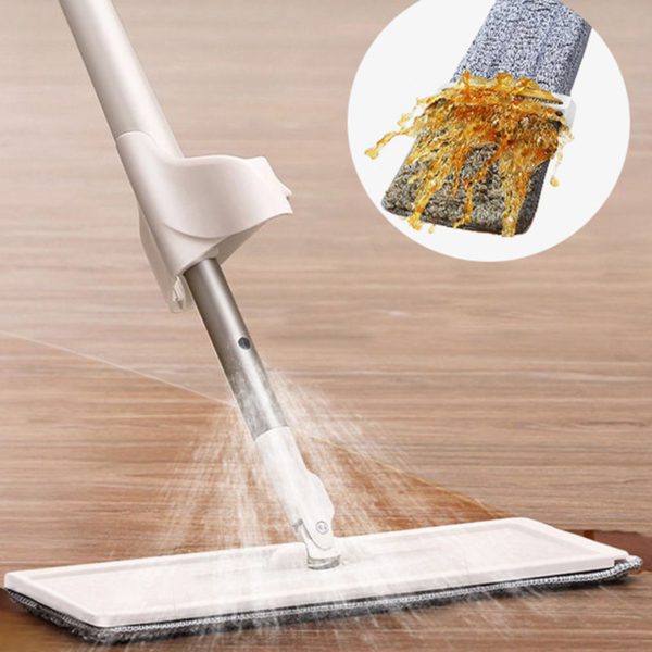 NEW 2 in 1 Spray Mop Free Hand Washing Flat Mop Lazy 360 Rotating Magic Mop With Squeezing Floor Cleaner Household Cleaning Tool 1